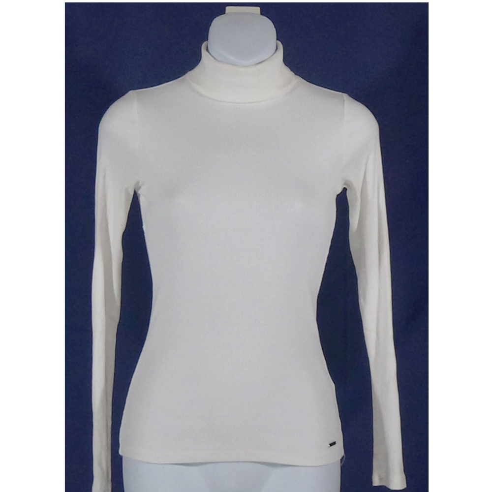 HOLLISTER TURTLE NECK RIBBED SWEATER SZ XS